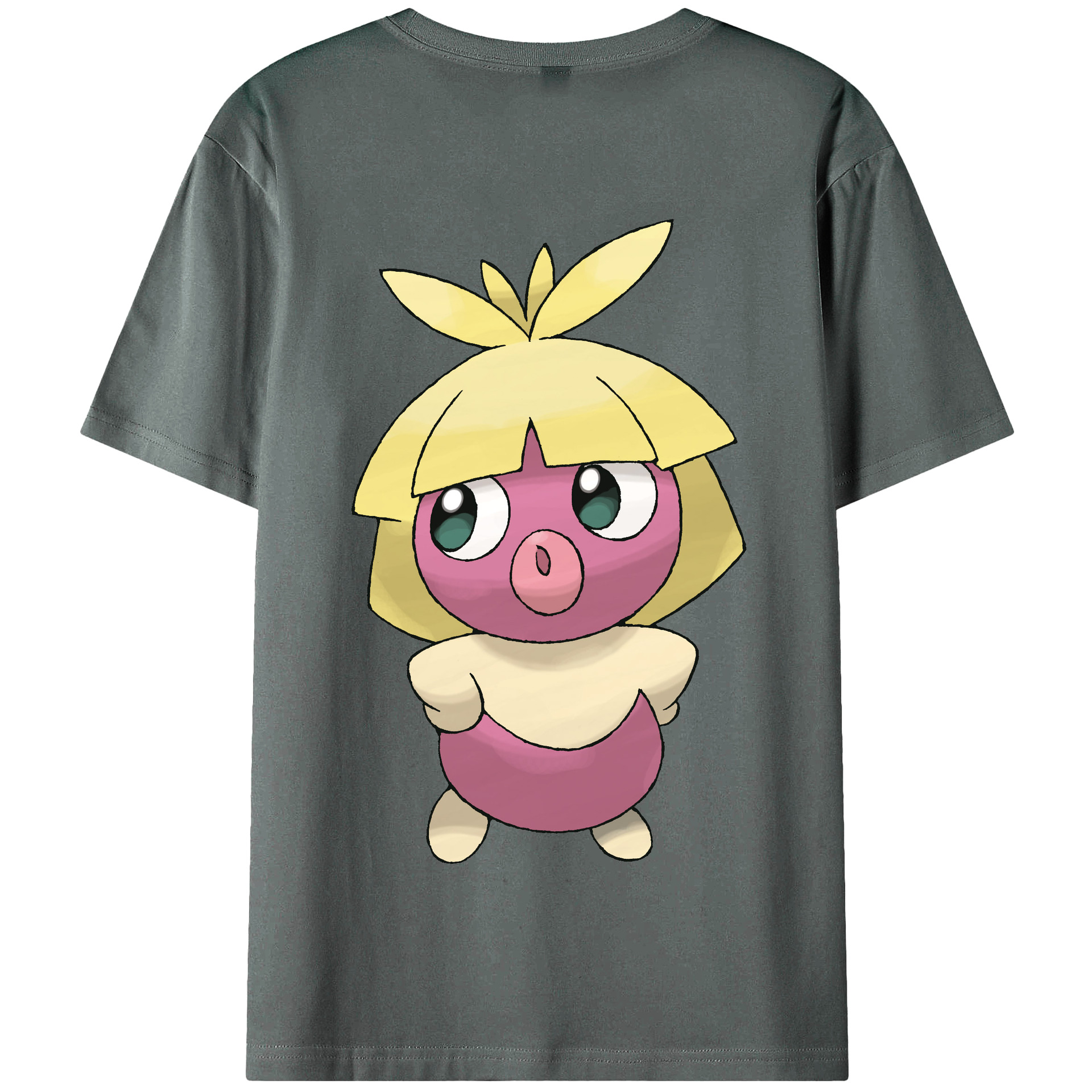 （画像用） ポケットモンスター Pokémon 綿100％半袖Tシャツ（背面プリント）